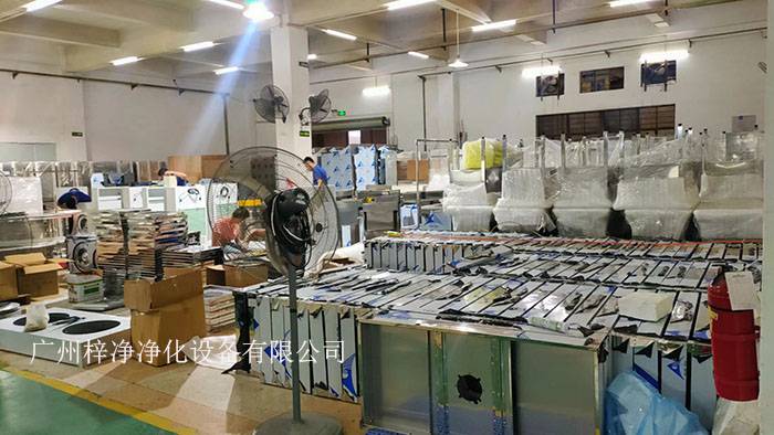 FFU制作现场实拍图 群控FFU|电脑群控ffu|FFU遥控控制系统